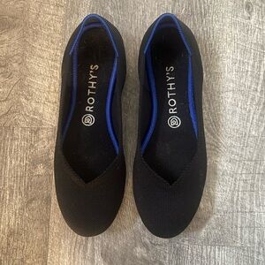 Rothy’s The Flat in Black, size 9